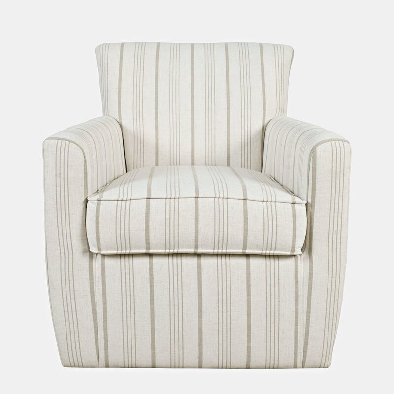 Jofran Blakely Harper Contemporary Traditional Swivel Accent Chair
