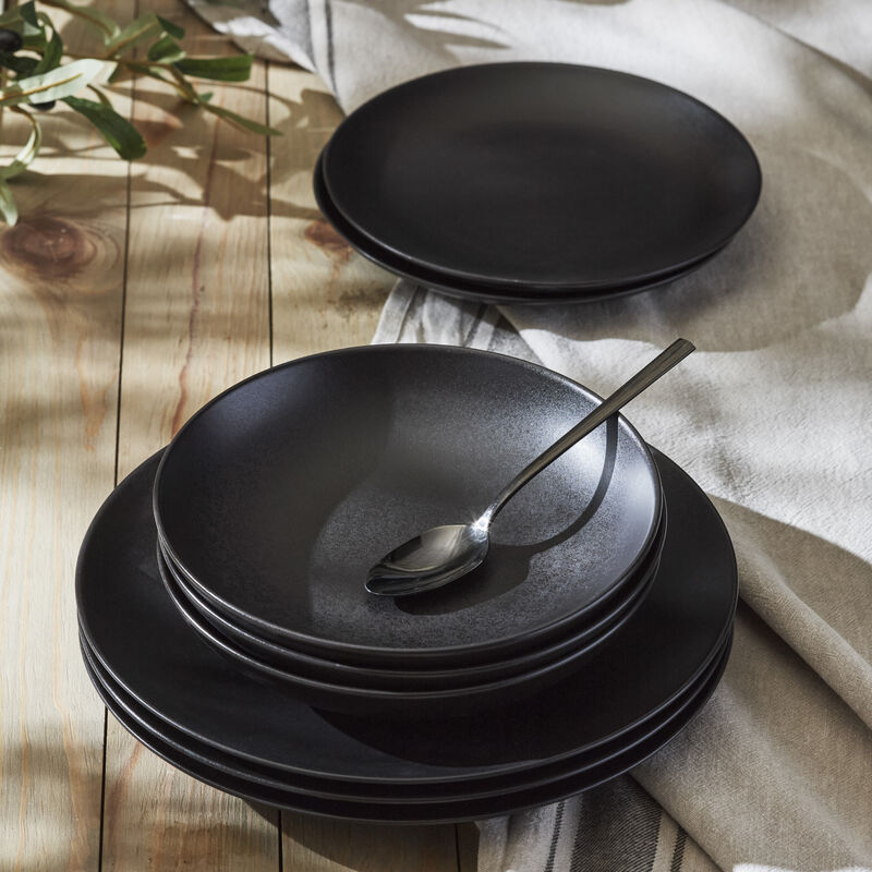 Porto by Stone Lain Semplice Stoneware 24 Piece Dinnerware Set