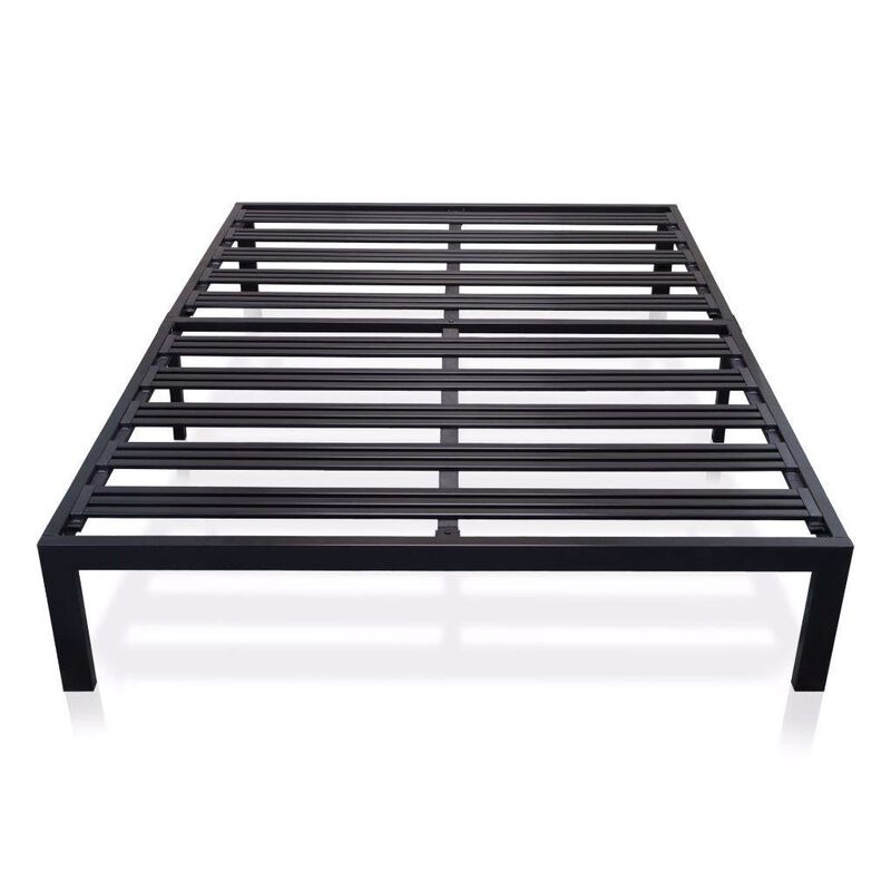 Metal Platform Bed Frame with Heavy Duty Steel Slats