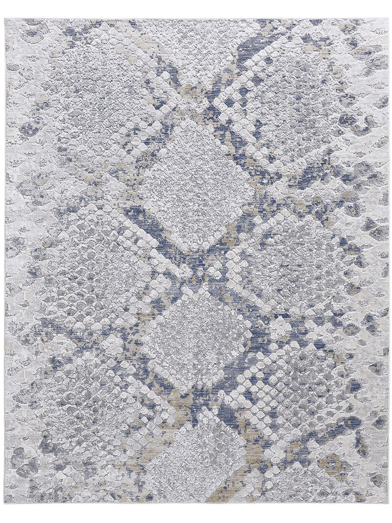 Laina 39GIF 3' x 5' Silver/Gray/Blue Rug