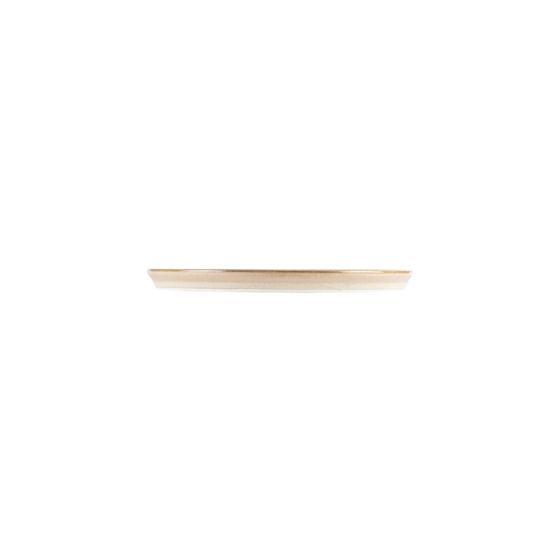 Sand dia.8.75" Round Beige Porcelain Plate (Set of 4)