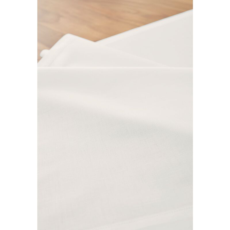 Solino Home Cotton Linen Plain Table Runner | Dru
