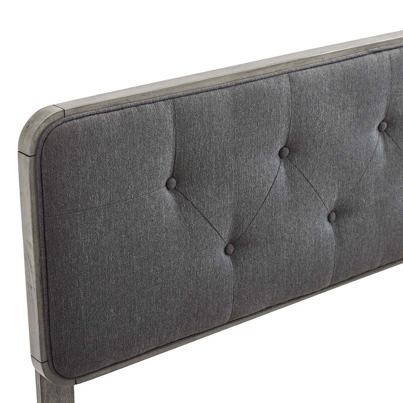 Modway - Collins Tufted King Fabric and Wood Headboard