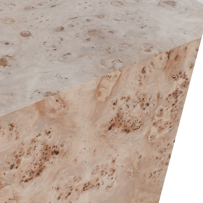 Avena Burl Square Coffee Table