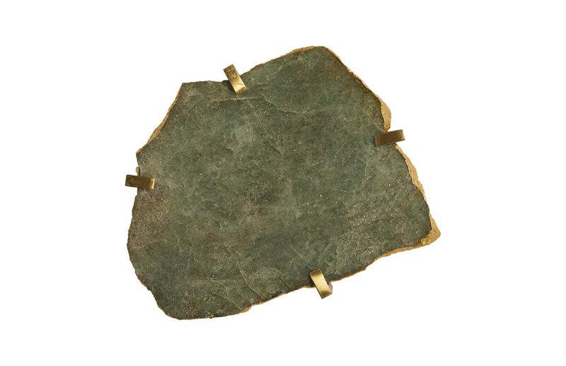 Gem Wall Tile in Brass Setting