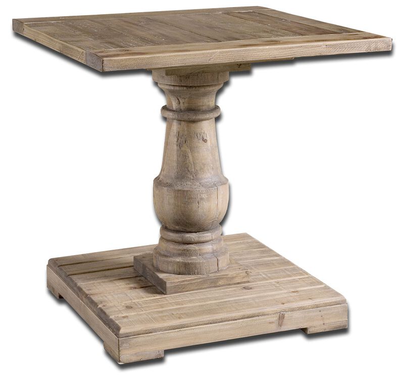 Uttermost Stratford Pedestal End Table