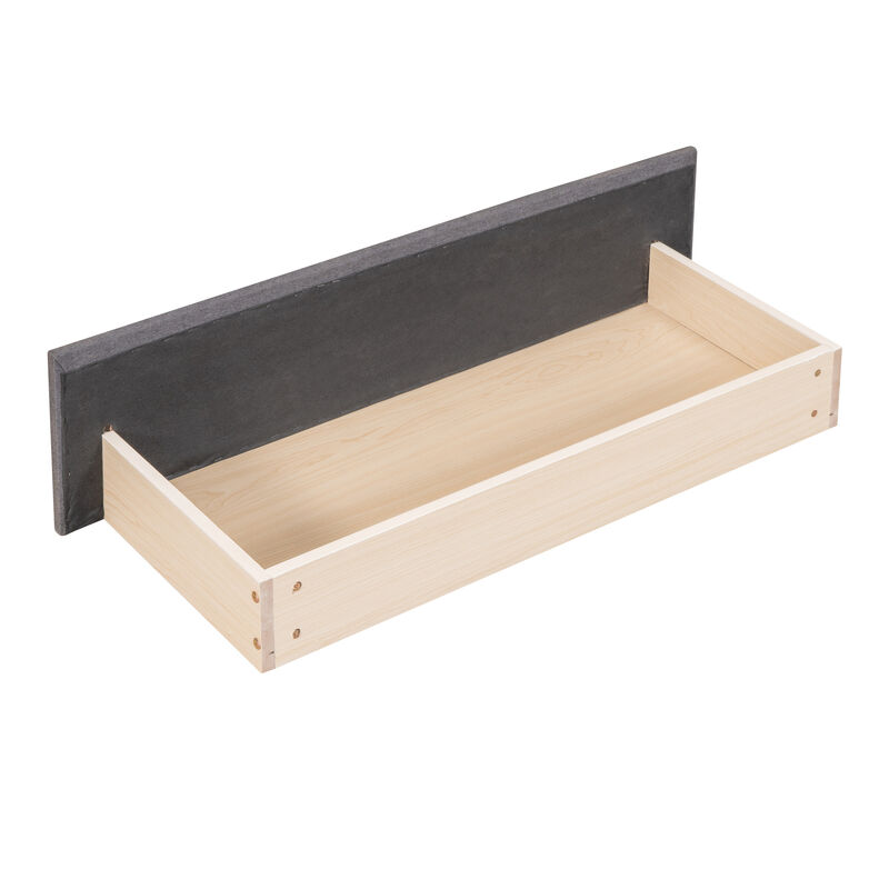 Upholstered Daybed with 2 Storage Drawers