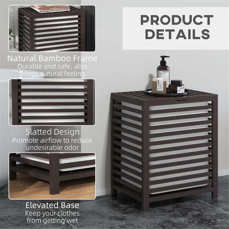 Durable Laundry Basket with Handles – Collapsible Hamper for Clothes Storage & Organization