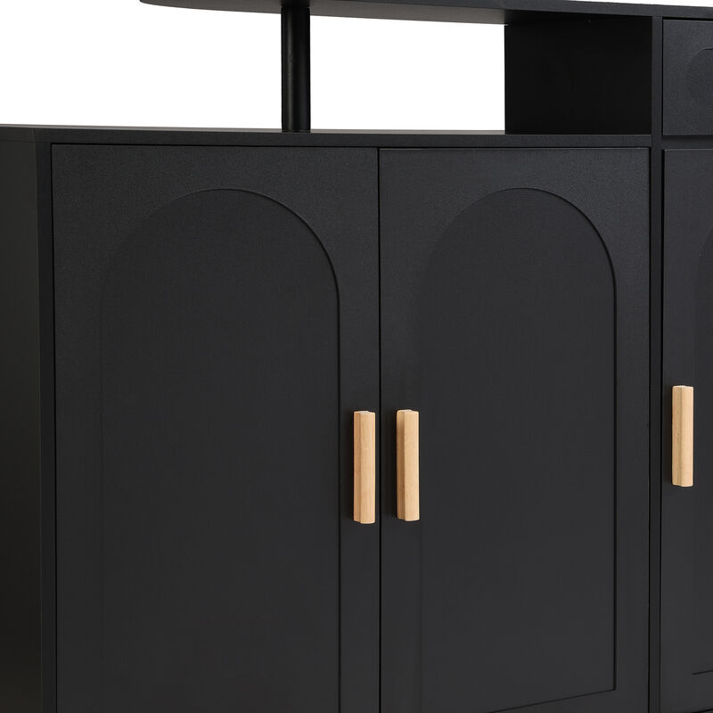 Merax Elegant Shoe Cabinet with 3 Doors