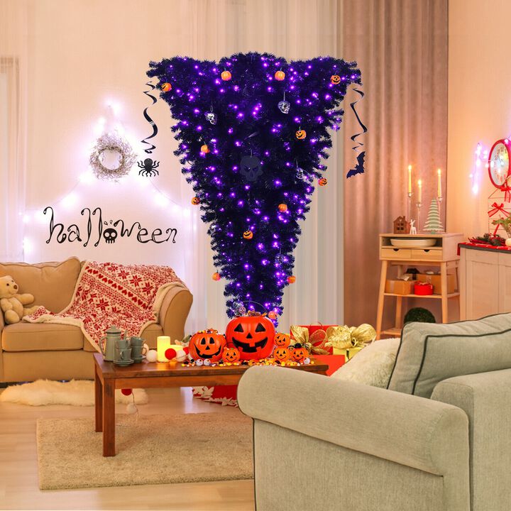 Upside Down Artificial Christmas Tree for Unique and Eye-Catching Holiday Decor