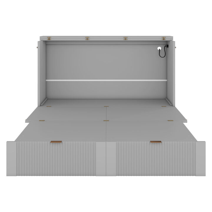 Merax Murphy Bed with Sockets and USB Ports