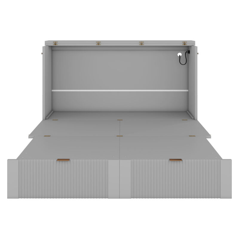 Merax Murphy Bed with Sockets and USB Ports