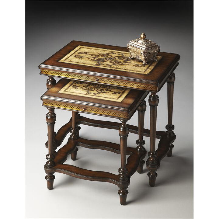 Carved Nesting Tables, Belen Kox