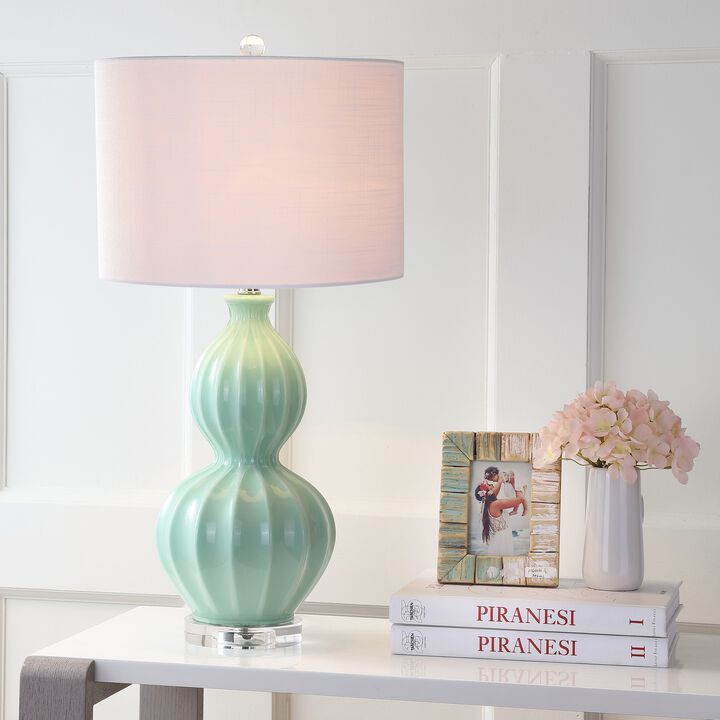 Faye Glass LED Table Lamp