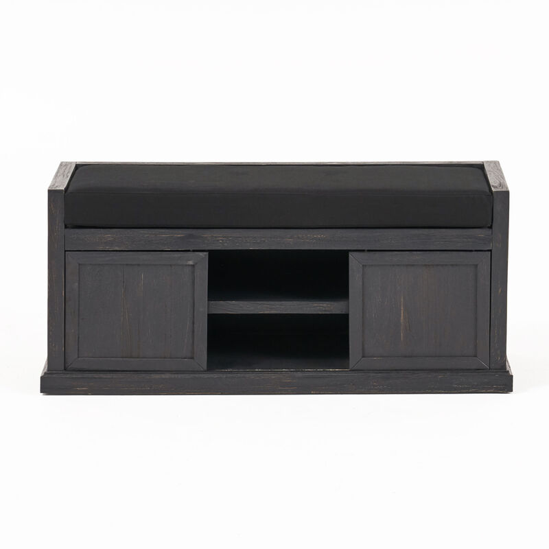 Merax Entryway Shoe Cabinet Shoe Storage Bench