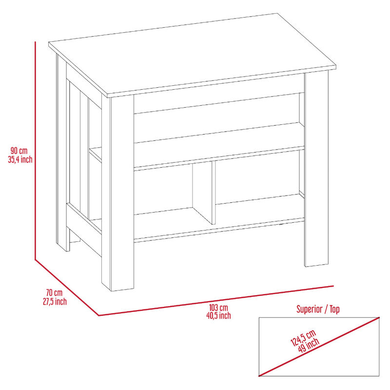Streamdale Brookvale 2-Piece Kitchen Cabinet Set