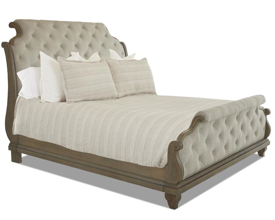Jasper County Honeysuckle Upholstery Bed