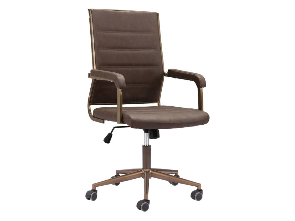 Auction Office Chair Espresso