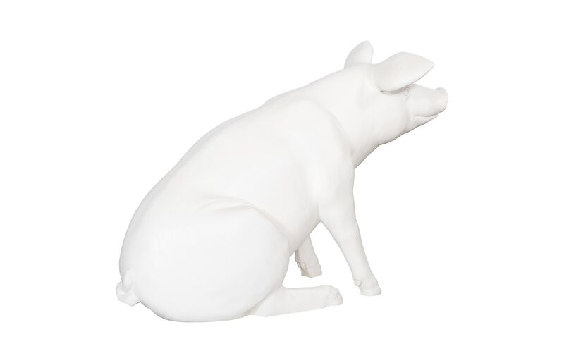 Happy Pig Sculpture