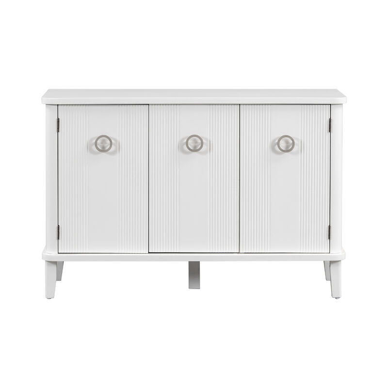 Merax Solid Wood Veneer Storage Cabinet