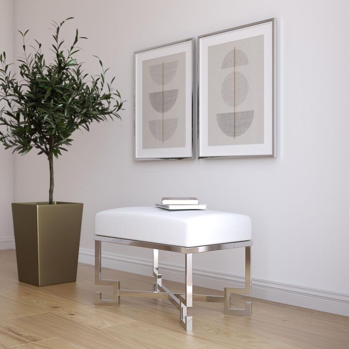 Dina Stool White