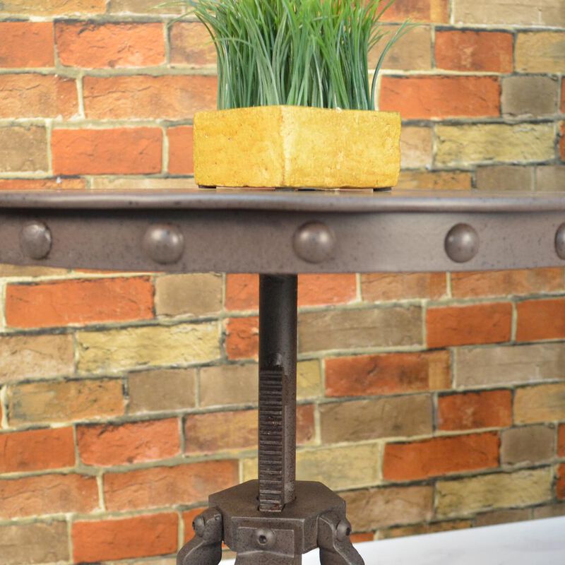 Carolina Living Regan Adjustable Accent Table - Industrial