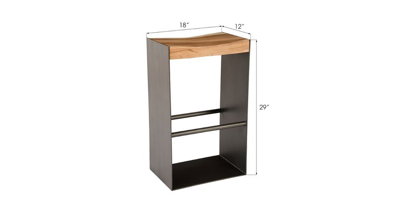 Iron Frame Bar Stool