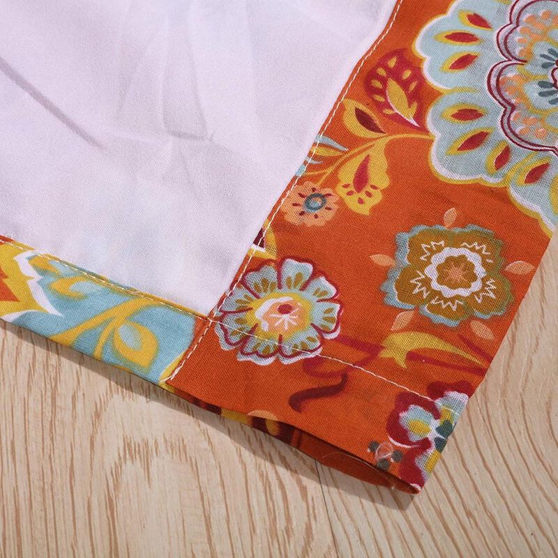 Greenland Home Fashion Astoria Festive And 3" Rod Pocket Window Curtain Panel Pair - Spice 42x95"