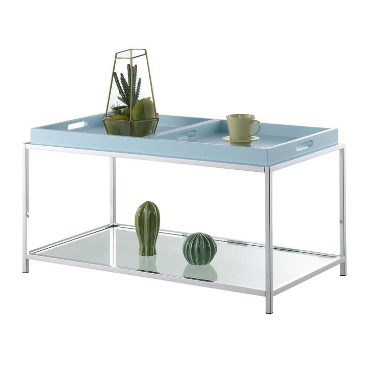 Convenience Concepts Palm Beach Coffee Table, Sea Foam