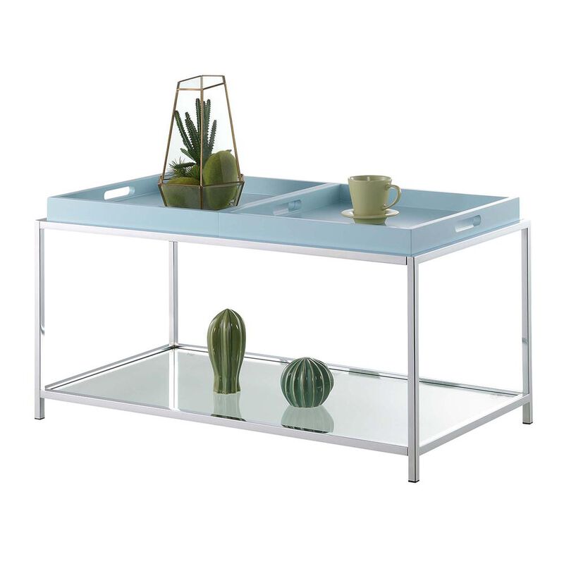 Convenience Concepts Palm Beach Coffee Table, Sea Foam
