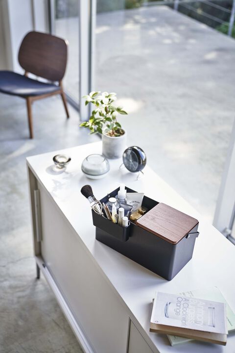 Makeup Organizer with Mirror