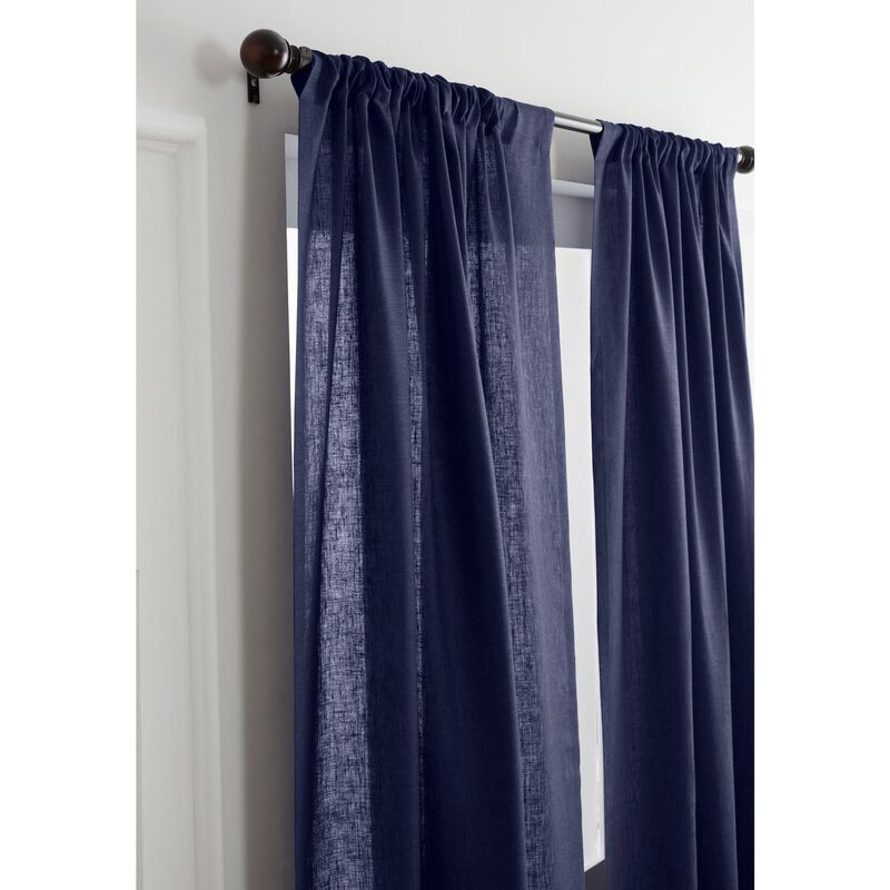 Solino Home 100% Pure Linen Curtain | Linen for Thanksgiving, Christmas