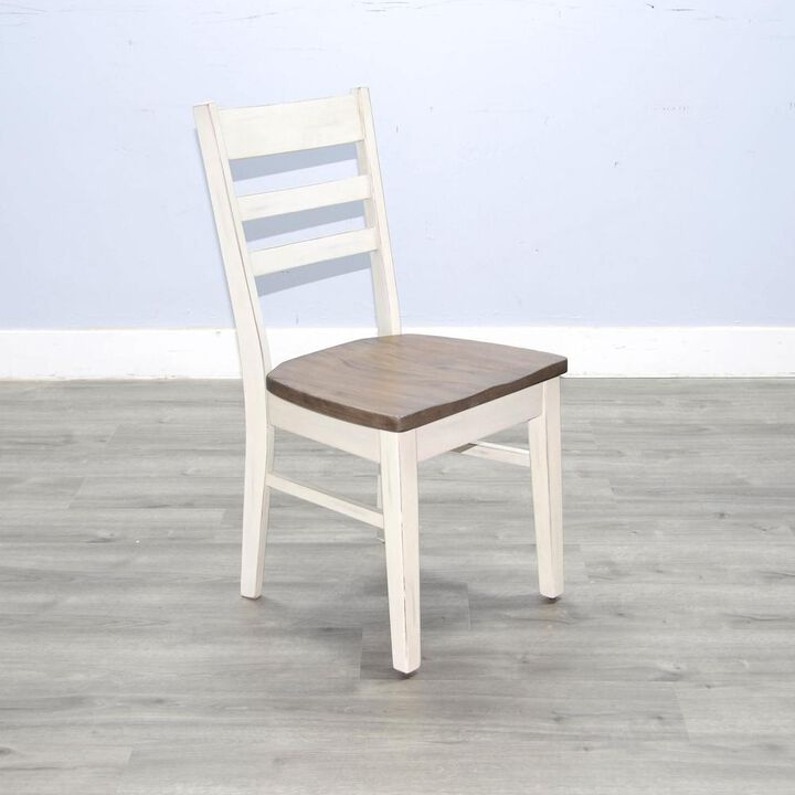 Sunny Designs Ladderback Chair, Wood Seat