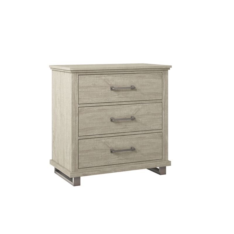 FESTIVO 32" Wide Nightstand with 3 Drawers - Set of 2