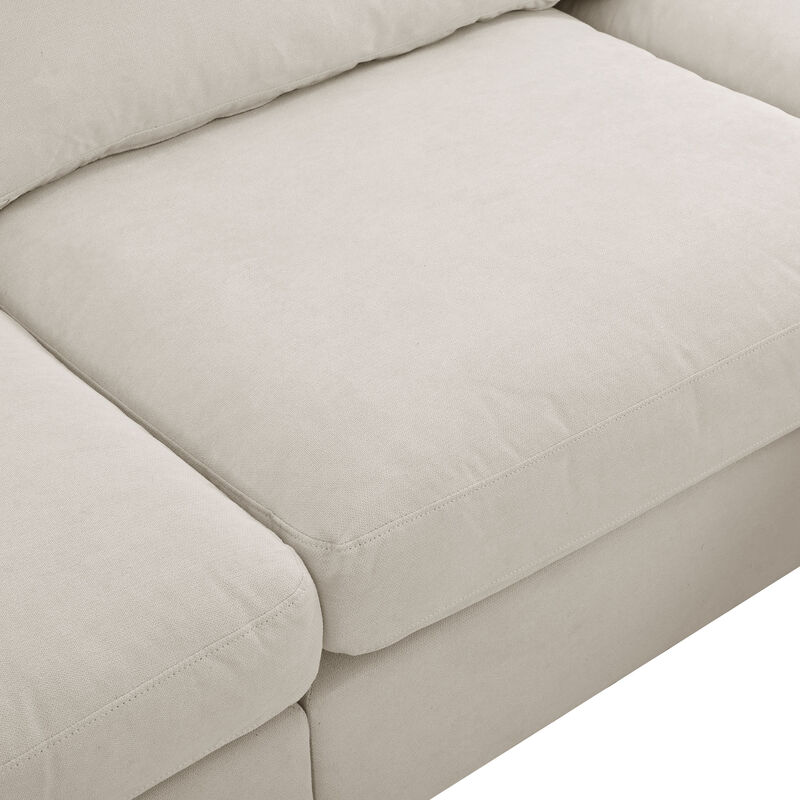 Merax Upholstery Convertible Sectional Sofa