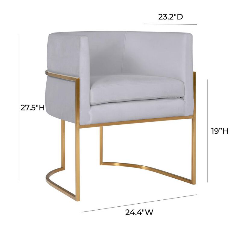 Belen Kox Chic Velvet Gold Leg Dining Chair, Belen Kox