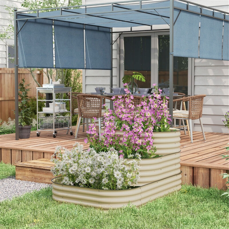 Durable Elevated Garden Bed for Easy Planting and Maintenance