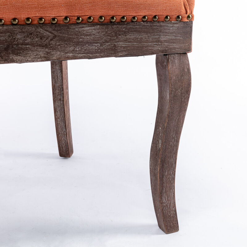 Set of 2 Ultra Side Dining Chairs, Orange