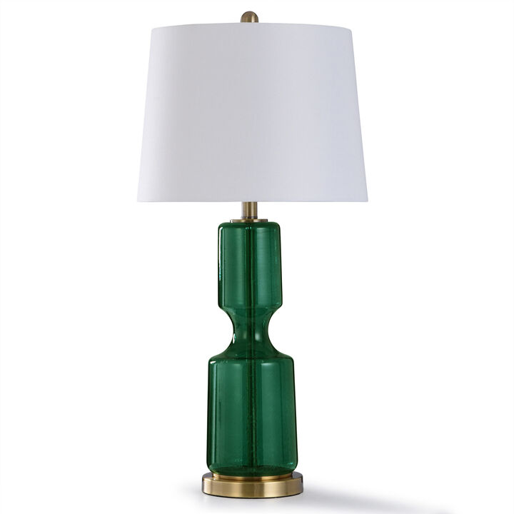 Seeded Emerald Table Lamp (Set of 2)