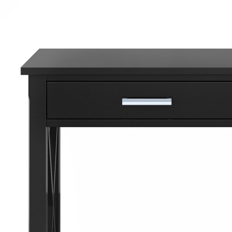 Simpli Home Kitchener Solid Wood Console Sofa Table In Black