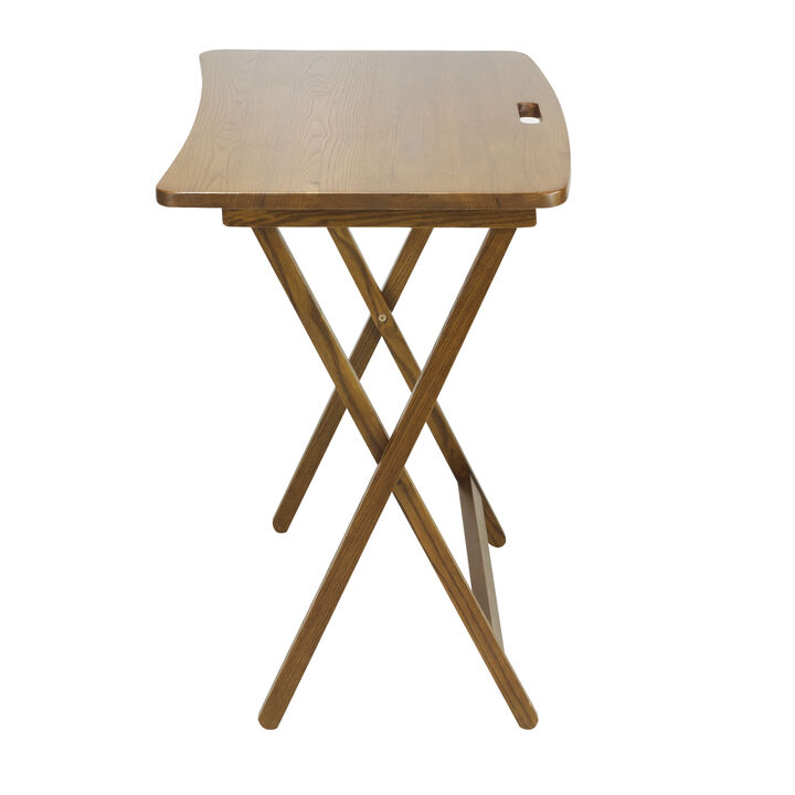 Arizona Folding Table with Solid American Red Oak