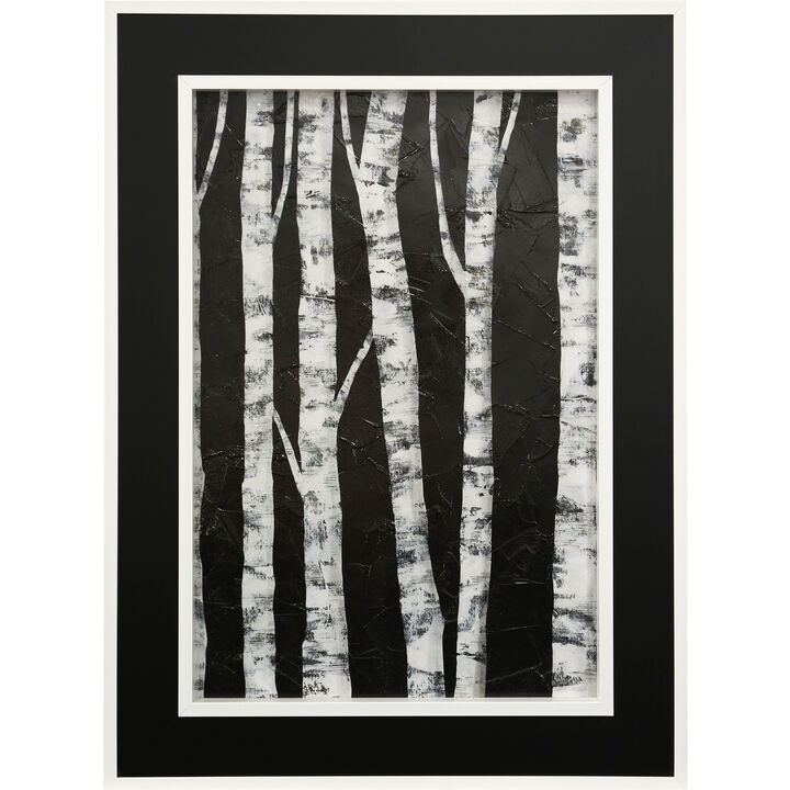 Simply Birch I Framed Print