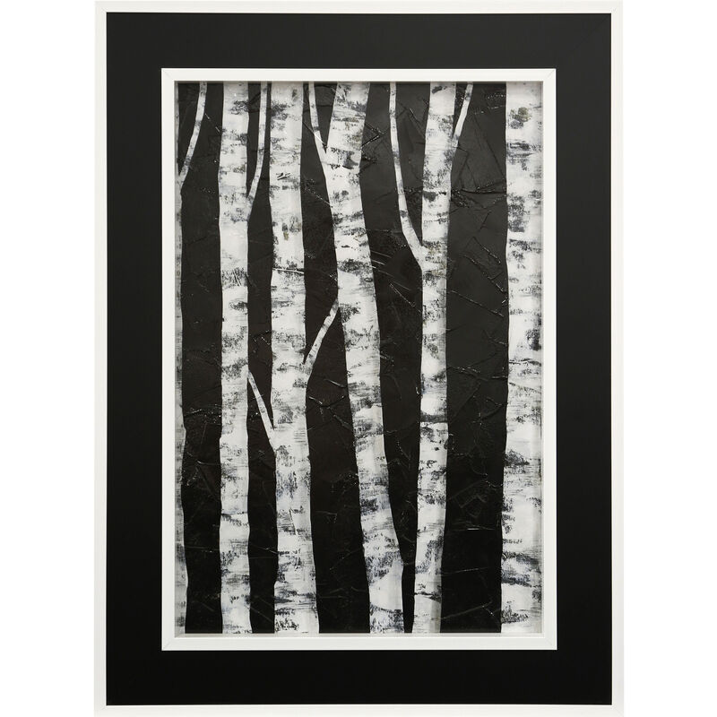 Simply Birch I Framed Print