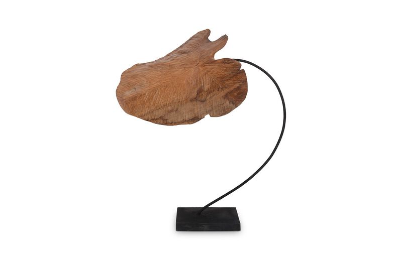 Carved Leaf Large Sculpture