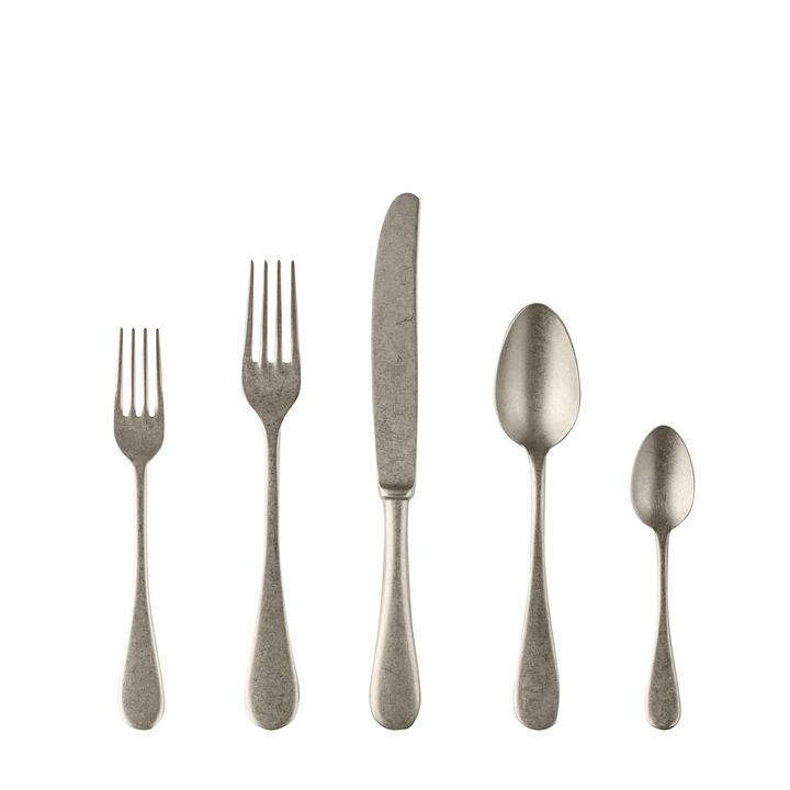 Vintage 20-Piece Flatware Set in Champagne