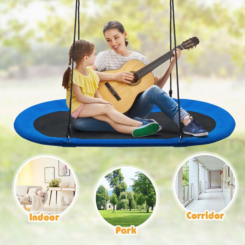 60 Inch Saucer Surf Outdoor Adjustable Swing