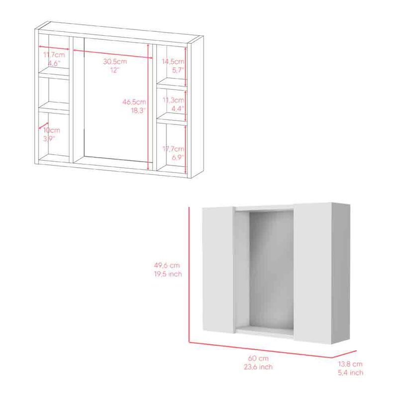 Medicine Cabinet Hops, Bathroom, White