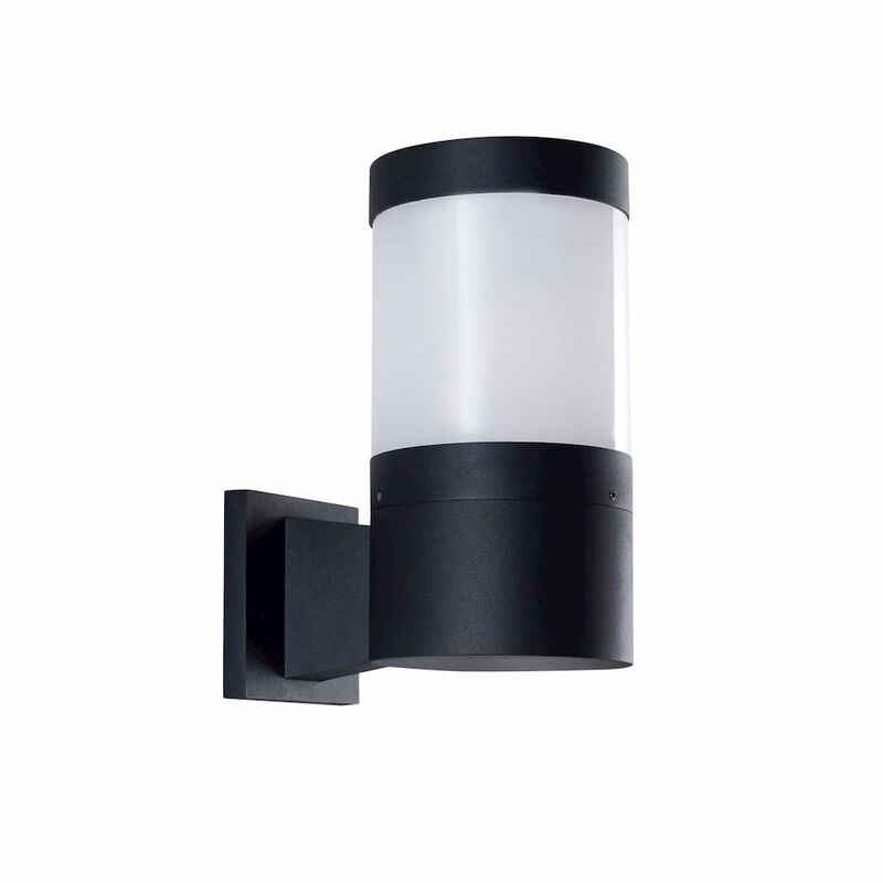 VONN Lighting Modern VOW1756BL 5-Watt Integrated LED Outdoor Wall Sconce in Matte Black