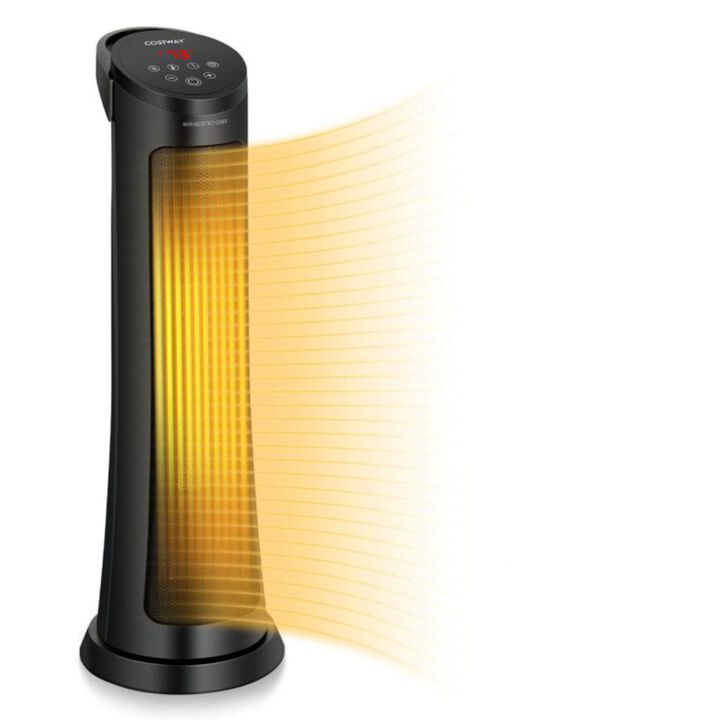 Costway 1500W PTC Ceramic Electric Space Heater with Remote Control
