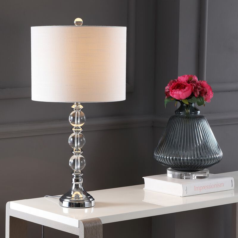 Paul Crystal/Metal LED Table Lamp